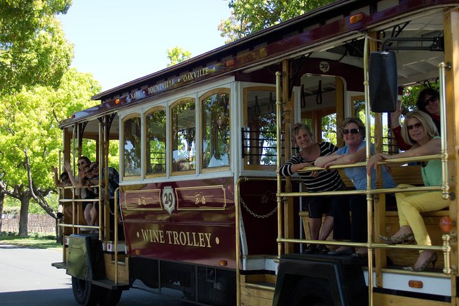 Napa Valley Wine Trolley Classic Tour - Entering Napa Wine Country from Oxbow Public Market, not your own car