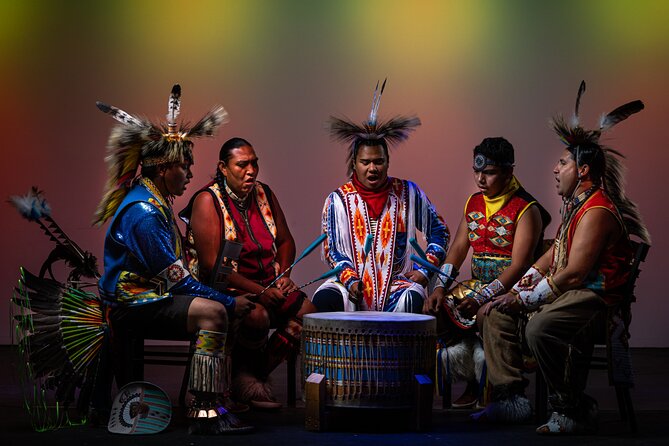 Native American Dinner Show - The dinner: Navajo tacos on fresh frybread, plus vegetarian and vegan