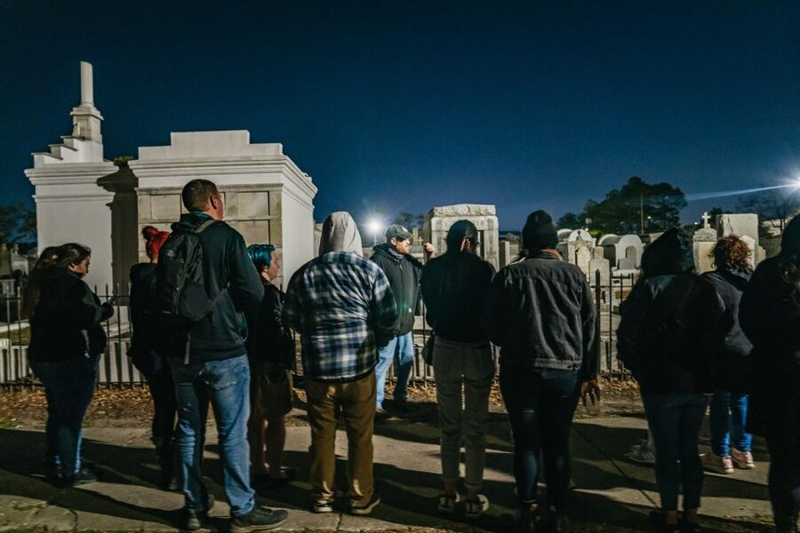 New Orleans: Cemetery Bus Tour At Dark with Exclusive Access - Pass-By Stops: St. Patrick Cemetery No. 1, Mid-City, and St. Louis Cathedral