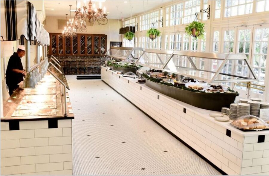 New Orleans: 'Court of Two Sisters' Jazz Brunch Buffet - How the brunch buffet is organized (so you know what to target)