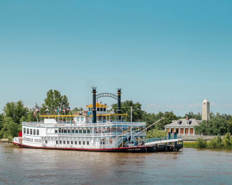 New Orleans: Creole Queen History Cruise with Optional Lunch - River Views and Cocktail Time on the Mississippi
