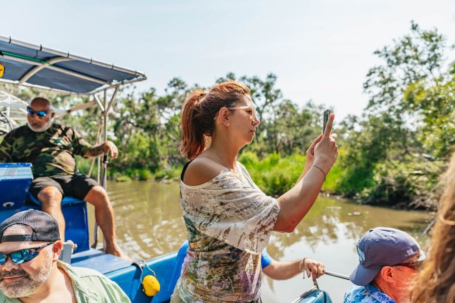 New Orleans: High Speed 9 Passenger Airboat Tour - Pickup, transfer, and the dock area near Marrero