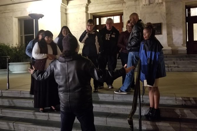 New Orleans True Murder Tour: Sinister Criminal Intentions - French Quarter after dark, with a small group