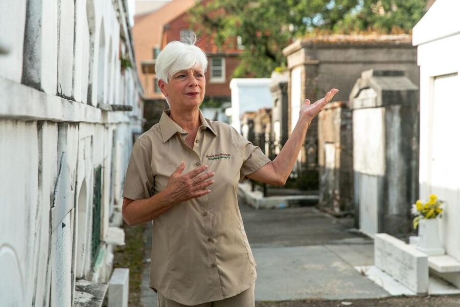 New Orleans: Walking Tour Inside St. Louis Cemetery No. 1 - Nicolas Cage’s pyramid tomb: celebrity gravity in a historic space