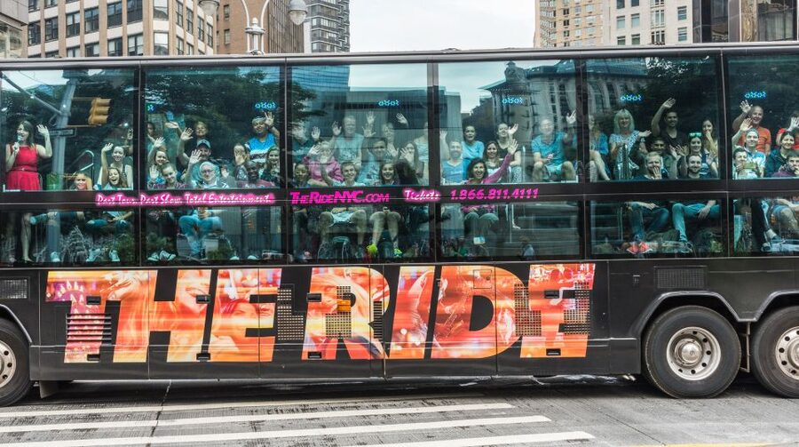 New York City: The Ride Interactive Bus Tour - Where to Meet: 42nd Street by Five Guys