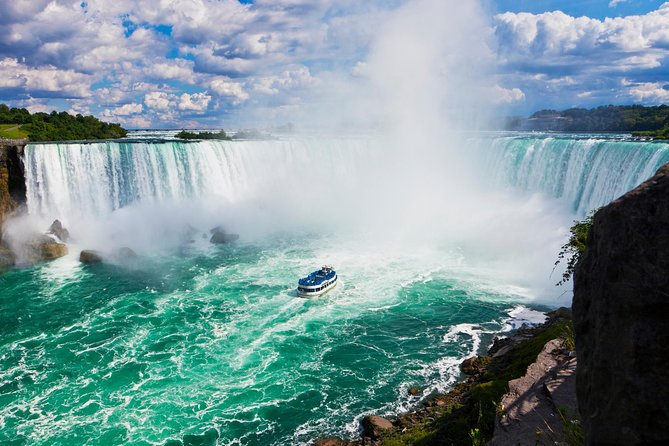 Niagara Falls Canadian Side Tour and Maid of the Mist Boat Ride Option - Journey Behind the Falls when the boat is off