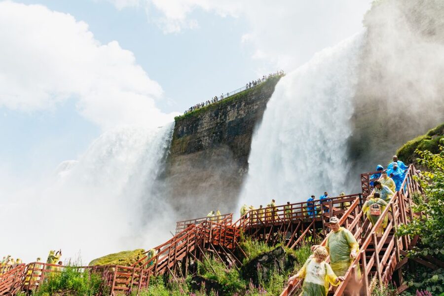 Niagara Falls: Cave of the Winds, Boat Ride, & Trolley Tour - Maid of the Mist boat ride: the comfort version of going close