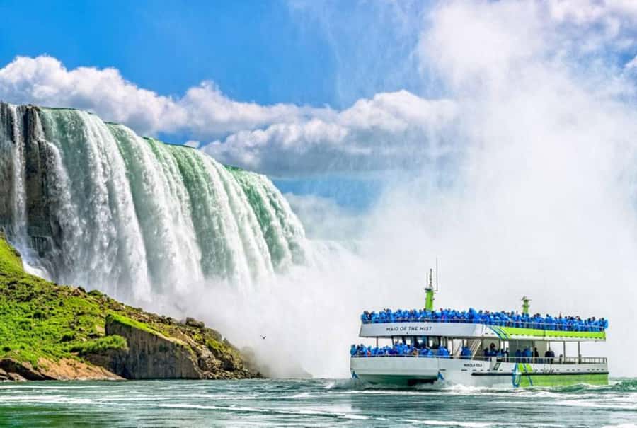 Niagara Falls: Maid of the Mist & Cave of the Winds Tour - Maid of the Mist boat ride: 45 minutes that put you in the roar