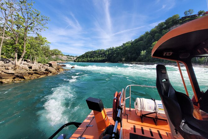 Niagara Falls USA, Open-Top (Wet) Jet Boat Tour - The 18-mile route: Niagara-on-the-Lake, Whirlpool, and Devil’s Hole