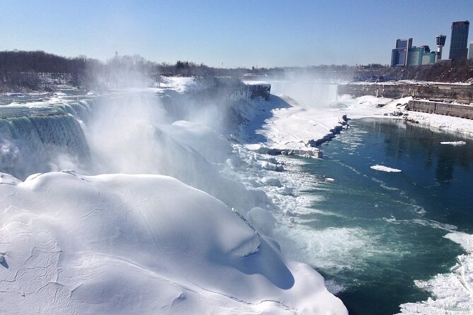 Niagara Falls Winter Wonderland Small Group Tour - Stop 1: Cave of the Winds, the winter view from below