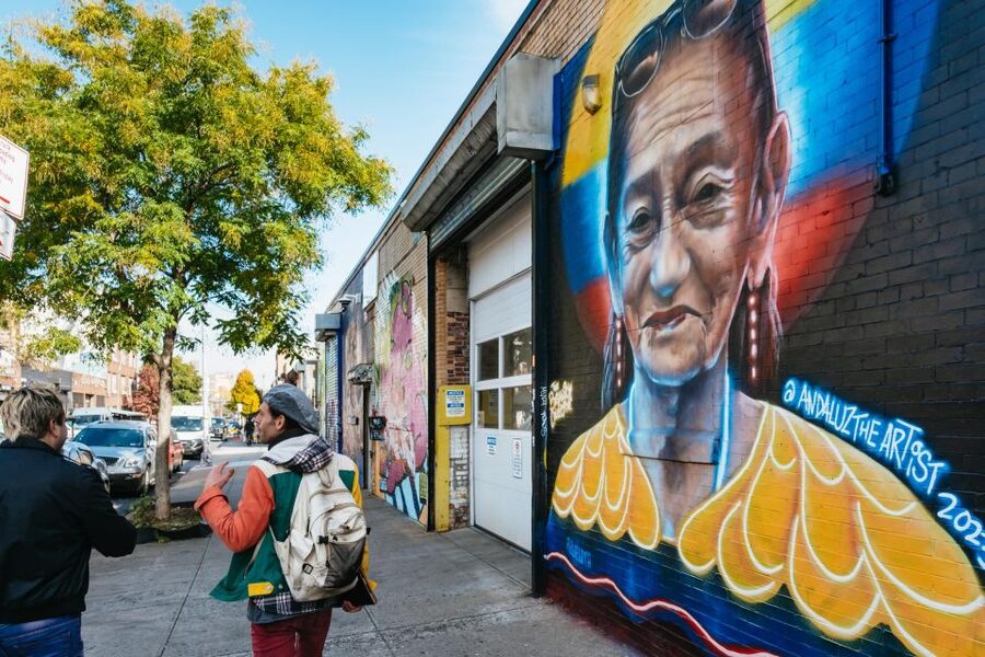 NYC: Brooklyn Graffiti & Street Art Walking Tour in Bushwick - The Bushwick Collective Stop: Murals With Context, Not Just Color