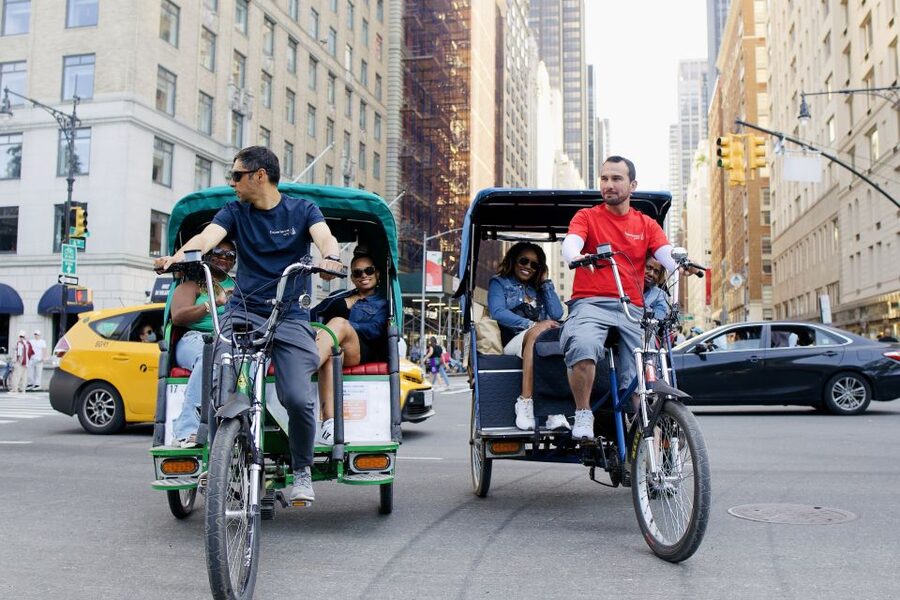 NYC: Central Park Celebrity Homes & Film Spots Pedicab Tour - Bethesda Fountain and Bethesda Terrace: the Friends and John Wick energy