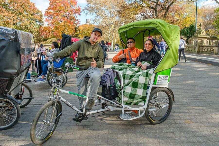 NYC: Central Park Guided Pedicab Tour - Passing Gapstow Bridge, the Carousel, and Central Park’s family-friendly heart