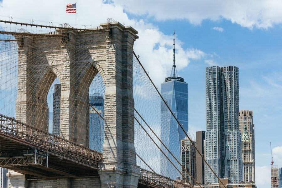 NYC: Circle Line 1.5-Hr Landmarks Skip-The-Box-Office Cruise - One World Observatory area and the East River run