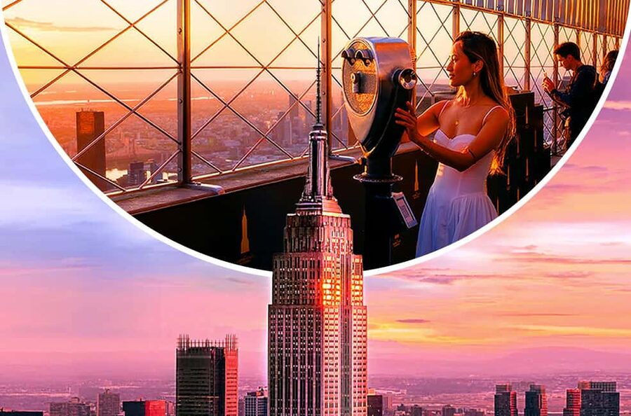 NYC: Empire State Building Tickets - Observatory & Museum - Entering Through Security, Then the Art Deco Welcome