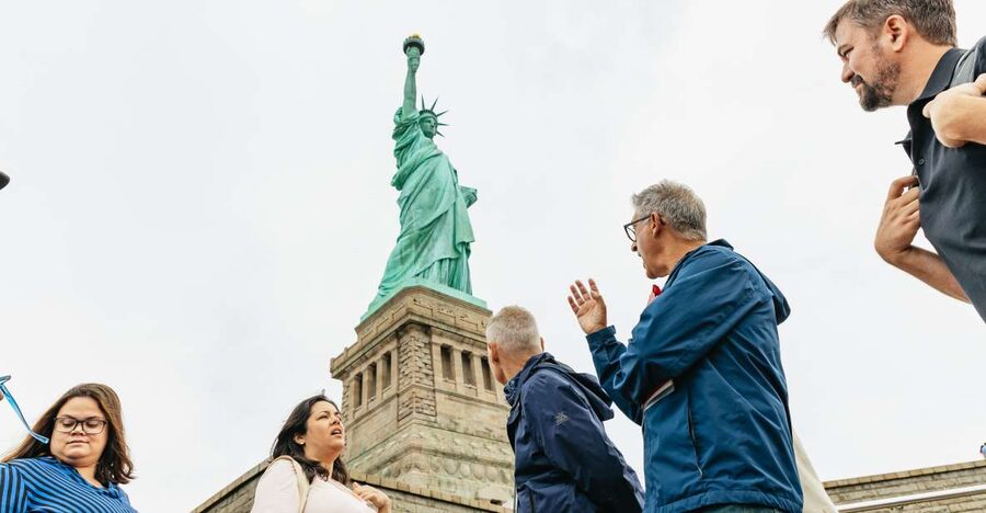 NYC: Statue of Liberty and Ellis Island Guided Tour - Lady Liberty history, told from Battery Park