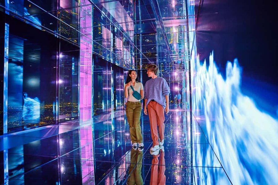NYC: SUMMIT One Vanderbilt Tickets - Air at Night: LED show, music, and cocktails at the 93rd floor bar