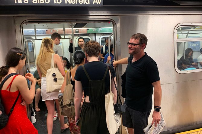 NYC Underground Subway Walking Tour - City Hall Park: the first subway ideas show through the street