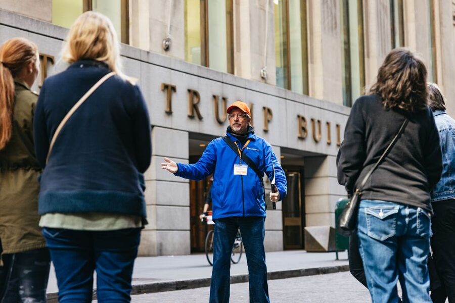 NYC: Wall Street Tour with 9/11 Memorial and Statue Ferry - The 9/11 Memorial pools: making the pause meaningful