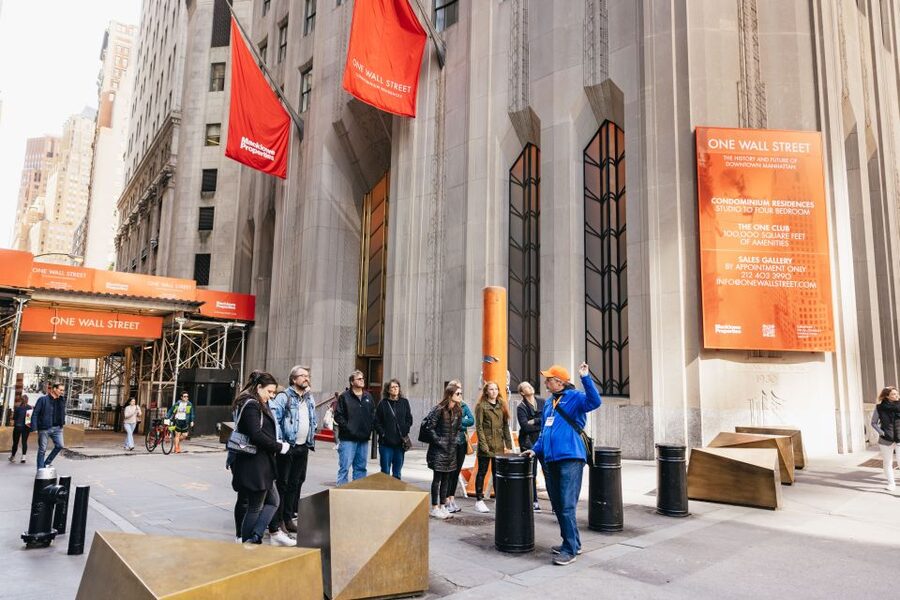 NYC: Wall Street Tour with 9/11 Memorial and Statue Ferry - On Liberty Island: self-guided exploring plus included audio