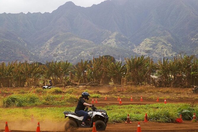 Oahu Beachfront ATV Adventure and Farm Tour - What to wear and bring: closed-toe shoes and how to stay comfortable