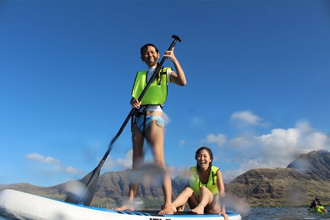 Oahu Dolphin and Snorkel Tour with Waikiki Pickup & Lunch - The Non-Snorkel Fun: 20-Foot Slide, Kayaks, Paddle Boards, and Hula
