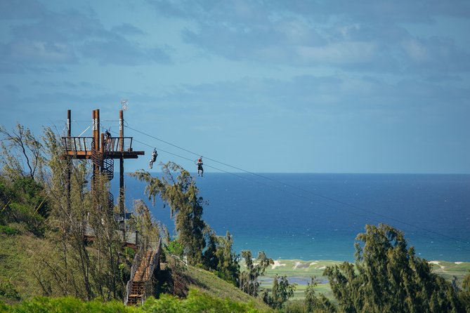 Oahu's North Shore: 8-Line Zipline Adventure - Price and value: $203.65 for a full guided package
