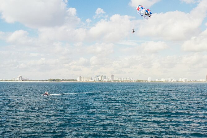 Ocean Parasailing Adventure In Fort Lauderdale, FL - The boat ride, takeoffs, and the calm of a seasoned crew