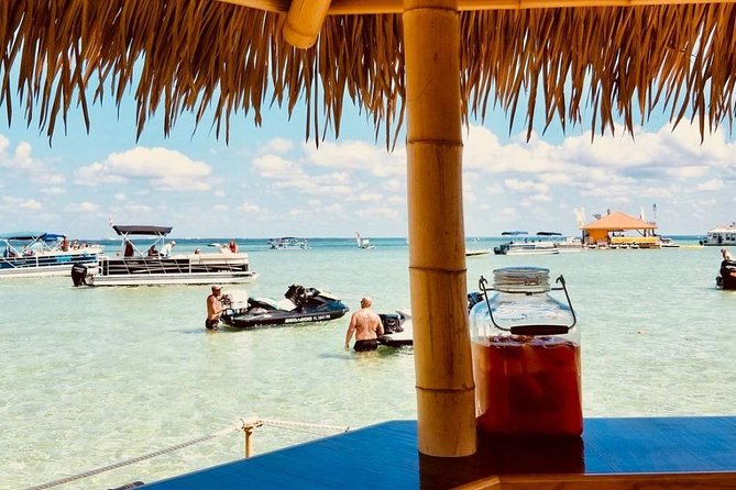 Original Cruisin' Tikis 3hr Crab Island Sandbar Adventure - BYOB rules and what to pack so you are not stuck ashore