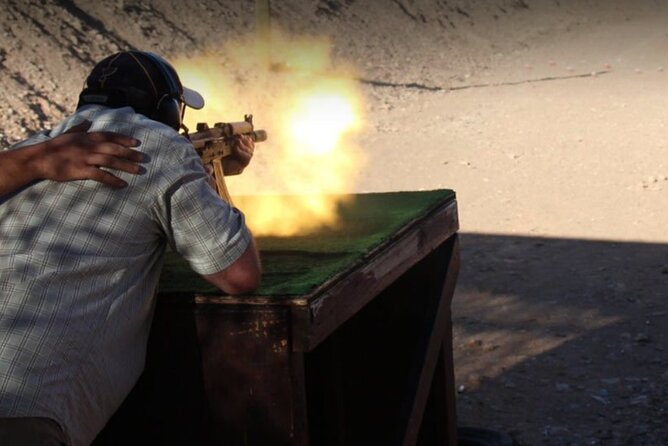 Outdoor Shooting Experience with Transfer and Lunch in Las Vegas - Photo and video moments, plus a small souvenir vibe