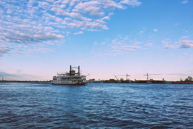 Paddlewheeler Creole Queen Jazz Dinner Cruise in New Orleans - Two Hours on the River: Promenade Deck Views at Night