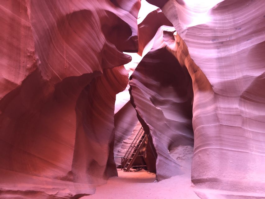 Page: Lower Antelope Canyon Tour with Trained Navajo Guide - Steel ladders, handrails, and the safety mindset