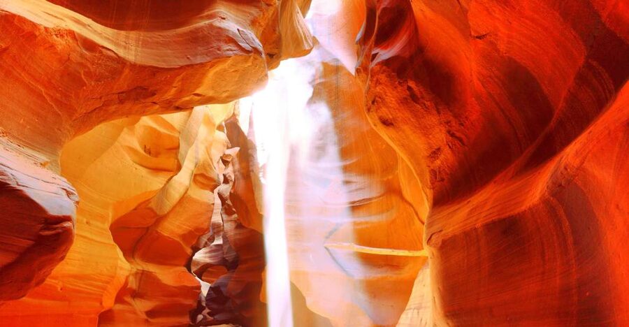Page: Upper Antelope Canyon Prime Time Entry & Navajo Guide. - Check-in at Tse Bighanilini Tours, then the ride to Upper Antelope Canyon