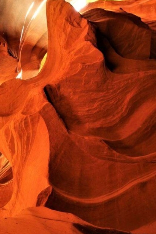 Page: Upper Antelope Canyon Prime Time Entry & Navajo Guide. - The one-hour canyon walk: easy hiking, plus a tricky finish