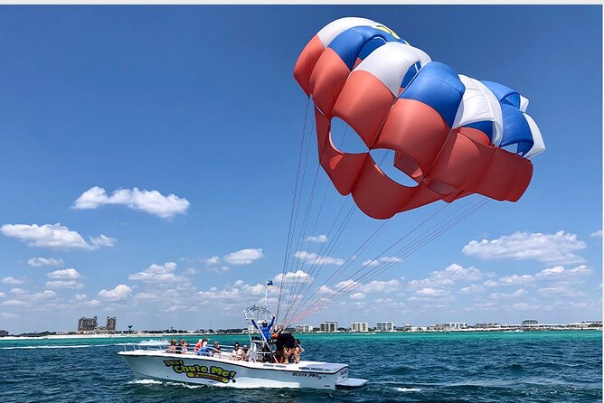 Parasailing Experience in Destin - Crew and Safety: How Brandon, Braden, Bo, and Dave Earn the 5-Star Feedback