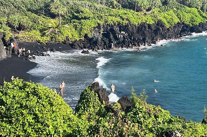Road To Hana Black Sand Beach Waterfalls & Turtles Tour - Stop 1: Pua’a Ka’a State Park for crystal-clear water and photos