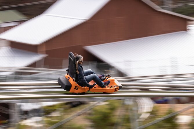 Rocky Top Mountain Coaster Admission Ticket in Pigeon Forge - The 4 uplifts and 4 drops: twists, curves, and hairpins you can feel