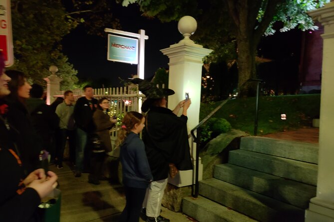 Salem Ghost Tour: Witches & Wicked Whispers - Stop 1, Turner’s Seafood at Lyceum Hall and Bridget Bishop’s house site