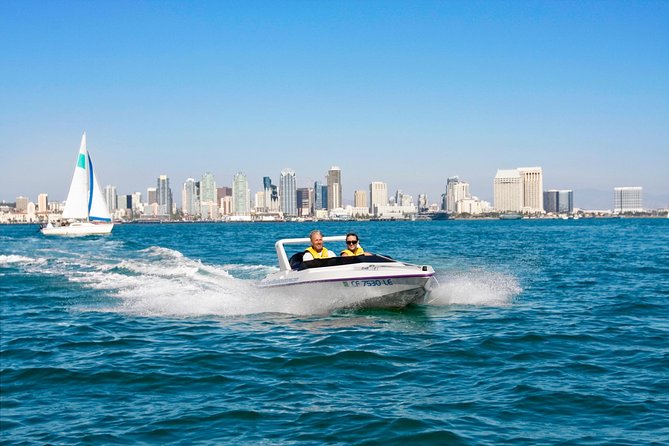 San Diego Harbor Speed Boat Adventure - Coronado Bridge, Seaport Village, and downtown skyline moments you can actually time
