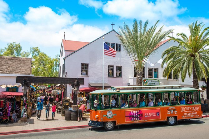 San Diego Hop On Hop Off Trolley Tour - Seaport Village and the marina front: easy strolling before the city hits