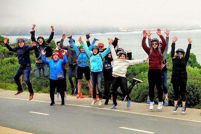 San Francisco Golden Gate To Sausalito Bike Tour - Palace of Fine Arts and Presidio breaks that keep the day fun