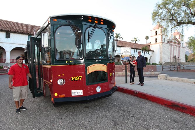 Santa Barbara Trolley Tour - East Beach: locals, action sports, and mountain views