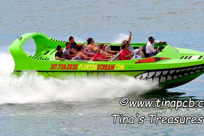 Scream Machine l - Xtreme Thrill Ride at Panama City Beach - The core experience: a twin-engine jet boat that plays rough with the waves