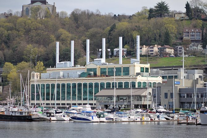 Seattle Locks Cruise - Gas Works Park From the Deck: Coal Plant to City Hangout