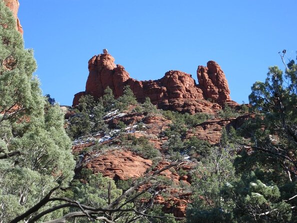 Sedona Outlaw Trail: 3-Hr 4x4 Tour of Western Canyons & Wildlife - The named rock stops: Snoopy Rock, Elephant Rock, Thunder Mountain, Doe Mesa, and more