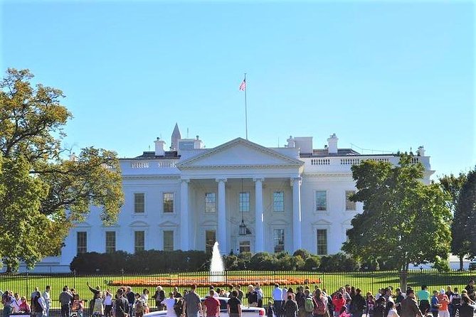 See DC In A Day: Guided Small Group Ultimate Day Tour - The White House exterior: iconic views, limited access, clear timing