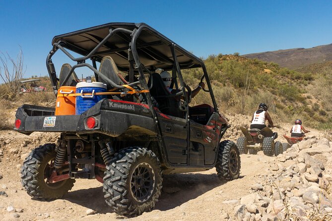Self-Guided Centipede Desert UTV Rental - The vehicle setup: bringing up to 3 friends, and the driving rules
