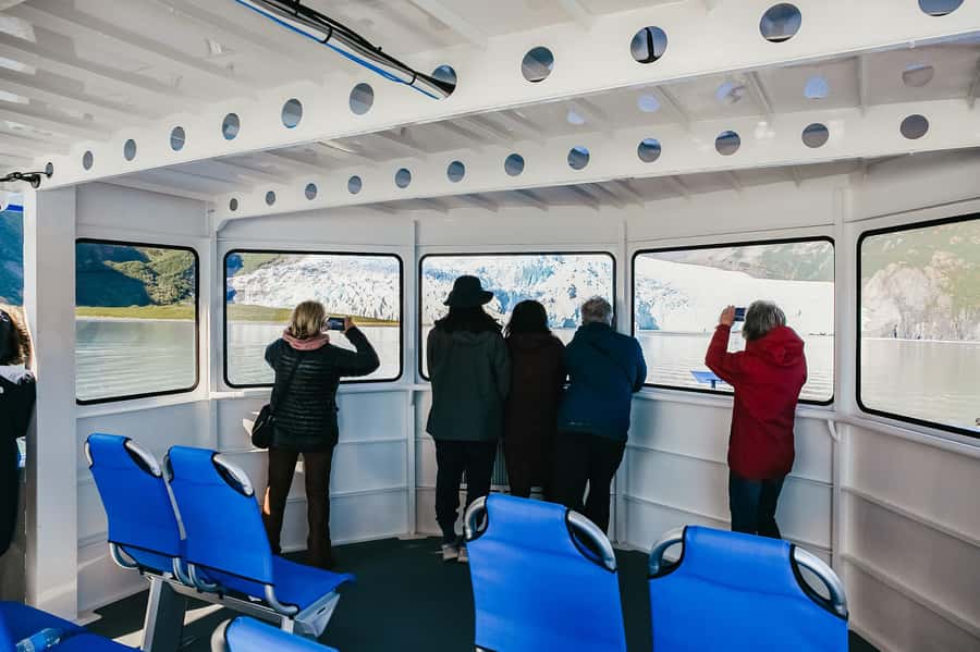 Seward: Kenai Fjords National Park Catamaran Cruise w/Lunch - Tidewater glaciers: what calving looks like up close