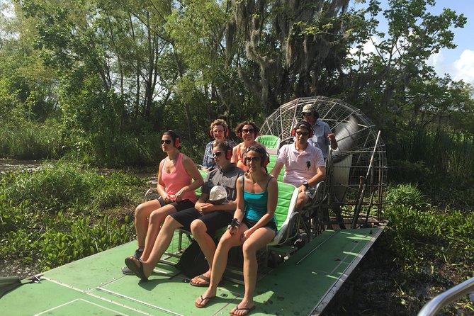 Small-Group Bayou Airboat Ride with Transport from New Orleans - The Airboat Ride at Bayou Segnette: Speed, Breezes, and Real Marsh Views