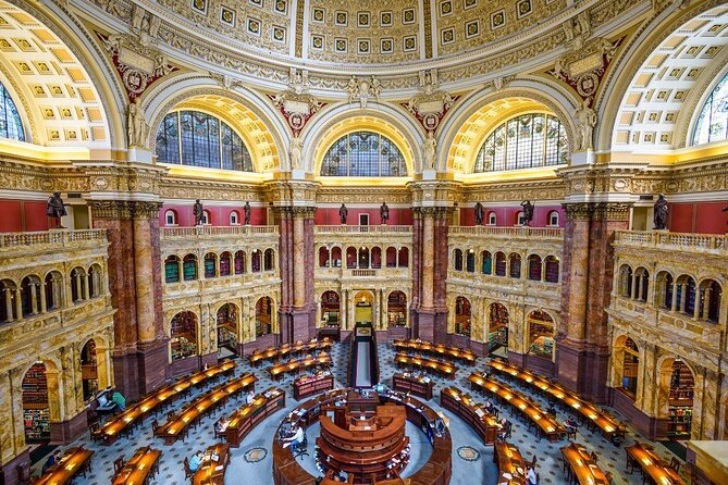 Small-Group Guided Tour inside US Capitol & Library of Congress - Upgrade option: adding the Folger Shakespeare Library for more interior beauty